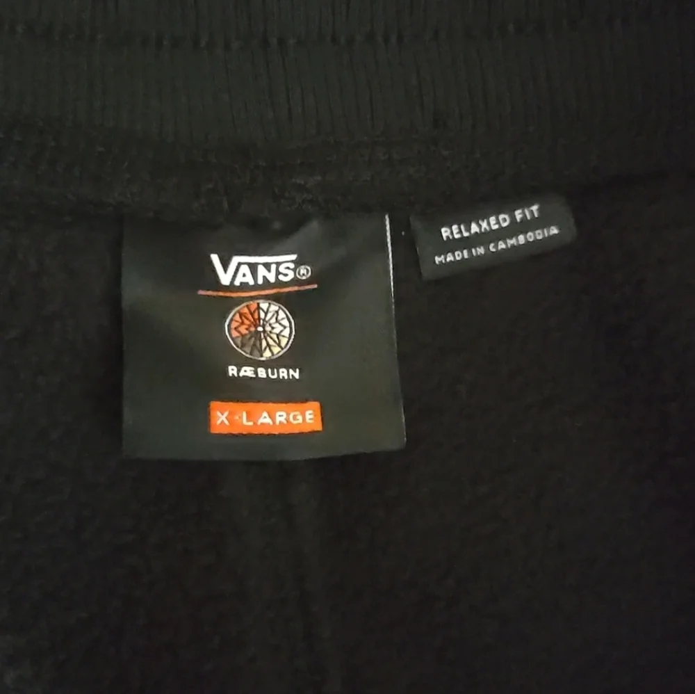 Vans Christopher Raeburn Collection MEN XL Fleece Techno Pants Black 102025 - Picture 7 of 8